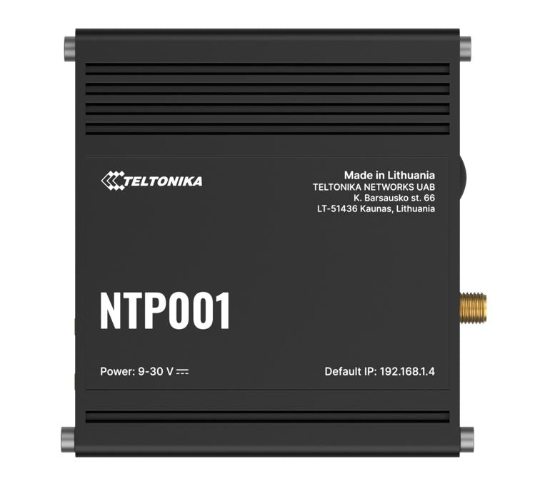 Teltonika NTP001, Accurate & low-cost NTP server, Network Time Synchronization, GNSS capabilities, UTC-traceable time, Plug-and-play functionality - Image 1