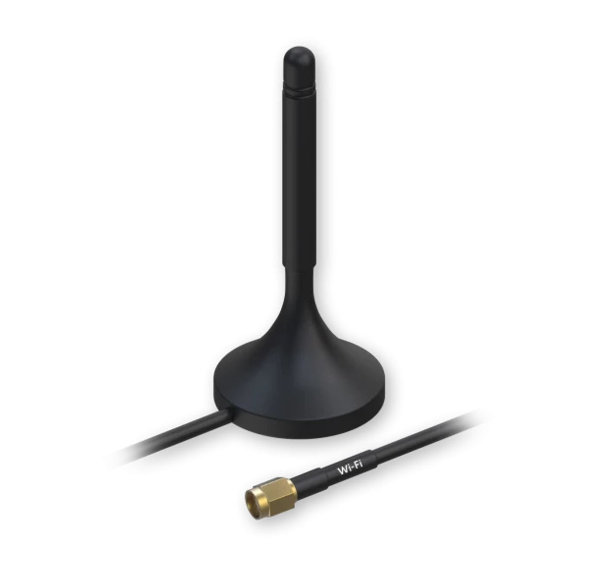Teltonika WiFi Magnetic SMA Antenna - 2.4GHz 1.5m Cable Length - Image 1
