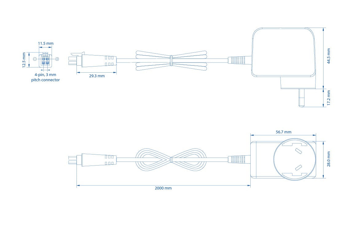 Teltonika AU POWER SUPPLY 18W - Image 2