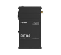 Teltonika RUT140 Industrial Ethernet Router, Wi-Fi 4, 1x3-Pin Power Connector, Integrated DIN rail bracket, Remote Management, PSU excluded - Image 1