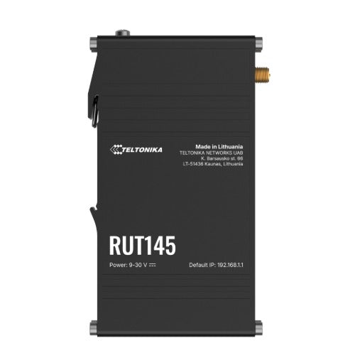 Teltonika RUT145 Industrial RS485 Router, Wi-Fi & Ethernet Connectivity, Industrial Data Collection-Ready with RMS Support, PSU Excluded - Image 1