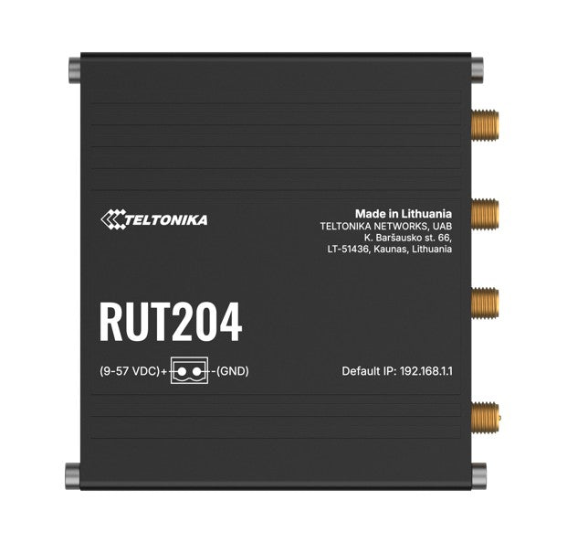 Teltonika RUT204 4G router with native CAN BUS, Enable direct access to machine data, GNSS, RS232, PoE-in and Ethernet, PSU excluded - Image 1