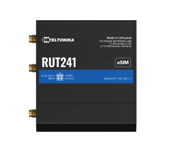 Teltonika RUT241 Industrial Cellular Router, Instant LTE Failover, Compact and Powerful Industrial 4G LTE Router/Firewall, PSU included - Image 5