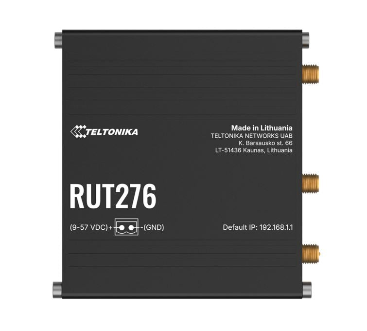 Teltonika RUT276 Compact Redcap 5G Router, Built-in RS232/RS485,2 x SIM Slots, 2 x RJ45 ports, 10/100 Mbps, PSU and Antenna not included - Image 5