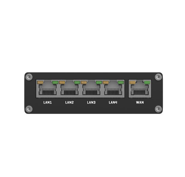 Teltonika RUT301 Industrial Ethernet Router, Rugged Industrial Ethernet Router, 5 Ethernet Ports, 2 Configurable Digital Inputs/Outputs, PSU included - Image 4