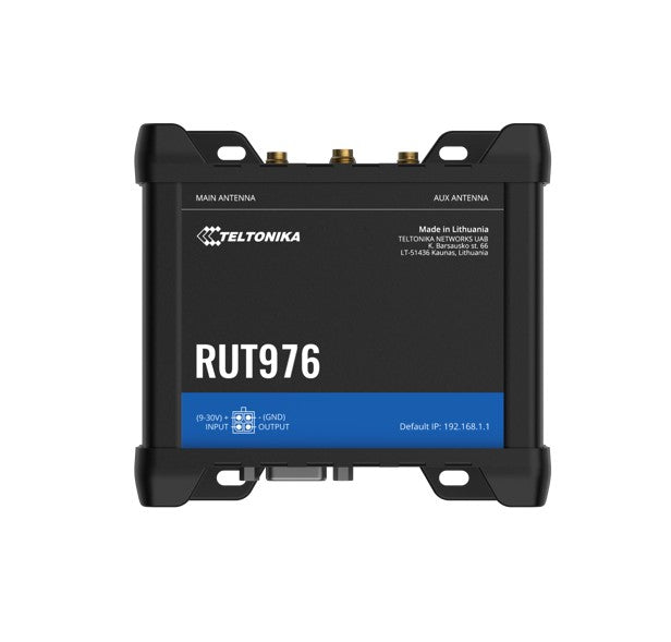 Teltonika RUT976 Redcap 5G Router, Dual-SIM, WAN Failover with 4x Ethernet Ports, Backward Compatible with 4G LTE Cat 4, 2-Year Warranty, PSU included - Image 1