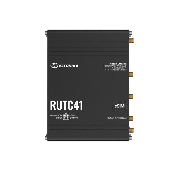 Teltonika RUTC41 4G EDGE ROUTER, Dual-core, Dual-band Wi-Fi 6, 1 GB RAM, and 8 GB flash memory, eSIM, PSU included. - Image 5