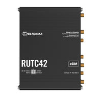 Teltonika RUTC42 DUAL MODEM EDGE ROUTER, LTE Cat 4 with dual modem, failover, load balancing, WI-FI 6, 5x Gigabit Ethernet Ports, PSU included. - Image 1