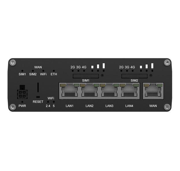 Teltonika RUTC42 DUAL MODEM EDGE ROUTER, LTE Cat 4 with dual modem, failover, load balancing, WI-FI 6, 5x Gigabit Ethernet Ports, PSU included. - Image 4
