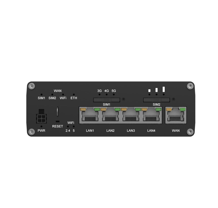 Teltonika RUTC50 5G Ultra-high Cellular, Dual-Band Wi-Fi 6 with Multi-User MIMO, Dual SIM, Ultra-high cellular speeds of up to 3.4 Gbps, PSU included - Image 3