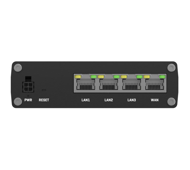 Teltonika RUTM08 Industrial Wired Router, 4 Gigabit RJ45 Ports,128 tag/port-based VLANs, PSU included - Image 3