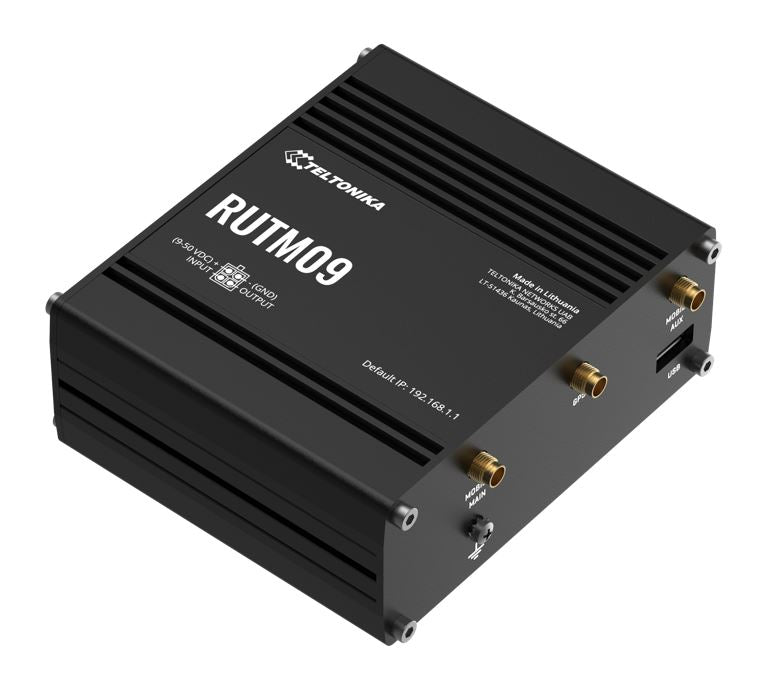 Teltonika RUTM09 wireless 4G LTE, 2 SIM cards, 4 x RJ45 ports, 10/100/1000 Mbps, PSU included - Image 2