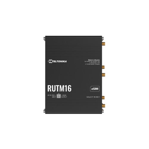 Teltonika RUTM16 CAT 6 LTE ROUTER, Global Operation with Telit Cat 6 Modem, Dual-band Wi-Fi 5, 5x Gigabit Ethernet Ports, PSU included - Image 1