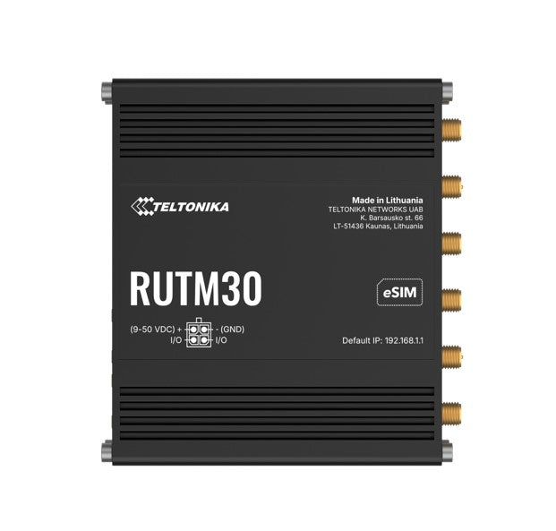 Teltonika RUTM30 Compact 5G Router, 5G dual SIM cellular, 2 Gigabit Ethernet ports, Dual-Band Wi-Fi, Backward Compatible with 4G, PSU included - Image 5