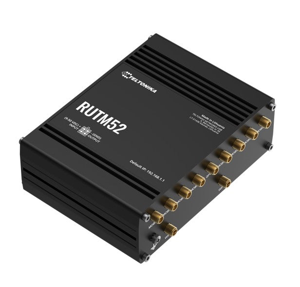 Teltonika RUTM52 Dual 5G Router, 5G dual SIM/ESIM cellular, 5 Gigabit Ethernet ports, Backward compatible with 4G(LTE Cat 20) - Image 2