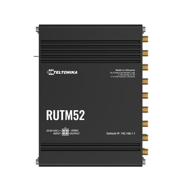 Teltonika RUTM52 Dual 5G Router, 5G dual SIM/ESIM cellular, 5 Gigabit Ethernet ports, Backward compatible with 4G(LTE Cat 20) - Image 5