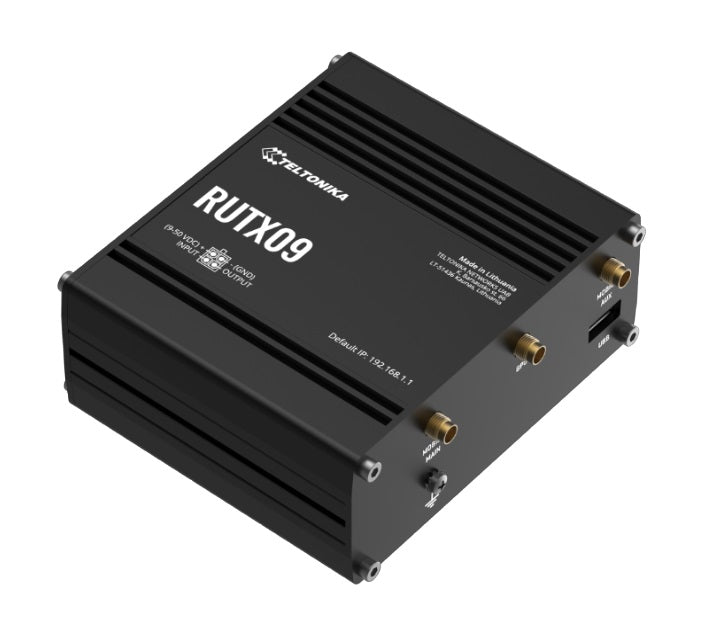 Teltonika RUTX09 Industrial Cellular Router, 4G LTE CAT 6, Dual SIM, Instant LTE Failover, Gigabit Ethernet, PSU included - Image 2