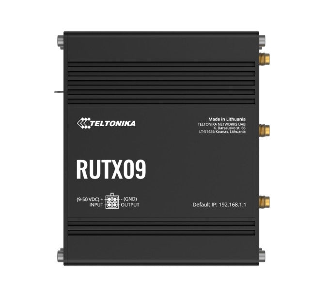 Teltonika RUTX09 Industrial Cellular Router, 4G LTE CAT 6, Dual SIM, Instant LTE Failover, Gigabit Ethernet, PSU included - Image 5