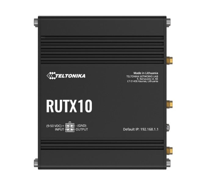 Teltonika RUTX10 Professional Ethernet Router, Industrial Ethernet Router/VPN/Firewall (NO-LTE) with Dual Band WiFi 5 802.11ac, PSU included - Image 5