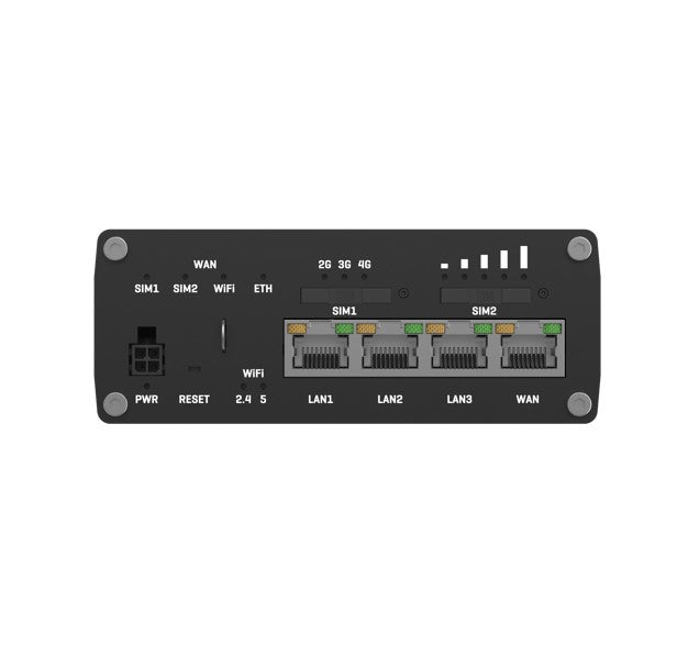 Teltonika RUTX11 Industrial Cellular eSIM Router, 4G LTE CAT 6, Dual SIM with auto failover, Backup WAN, Dual Band WiFi, Bluetooth LE, PSU included - Image 3