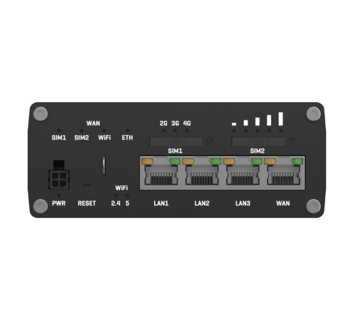 Teltonika RUTX11 Industrial Cellular Router, 4G LTE CAT 6, Dual SIM with auto failover, Backup WAN, Dual Band WiFi, Bluetooth LE, PSU included - Image 3