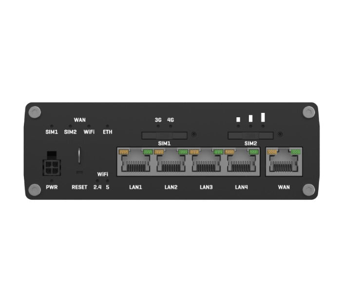 Teltonika RUTX14 4G LTE CAT12 Industrial Cellular Router, Instant LTE Failover, Dual Band WiFi 802.11ac, GNSS/GPS and Bluetooth LE, PSU included - Image 3