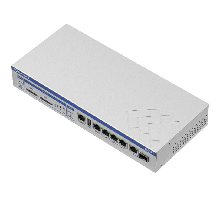 Teltonika RUTXR1 Enterprise Rack-mount SFP/LTE Router, 5x Gigabit Ethernet Ports, Dual Sim Failover, Redundant Power Supplies, PSU included - Image 4