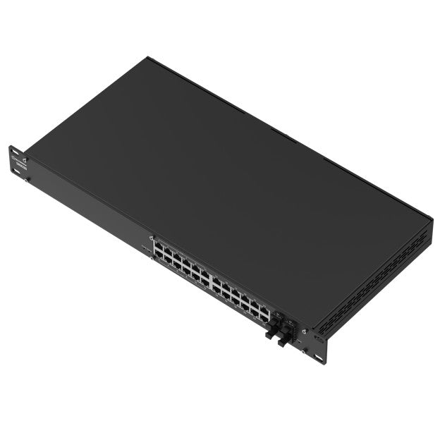 Teltonika SWM280 PoE+ Managed Switch, 24 x ETH ports, 10/100/1000 Mbps,12 PoE+ ports with up to 30W per port,4 SFP ports, 2 year free RMS License. - Image 3