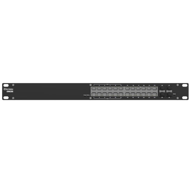 Teltonika SWM280 PoE+ Managed Switch, 24 x ETH ports, 10/100/1000 Mbps,12 PoE+ ports with up to 30W per port,4 SFP ports, 2 yr free RMS, PSU excluded - Image 5
