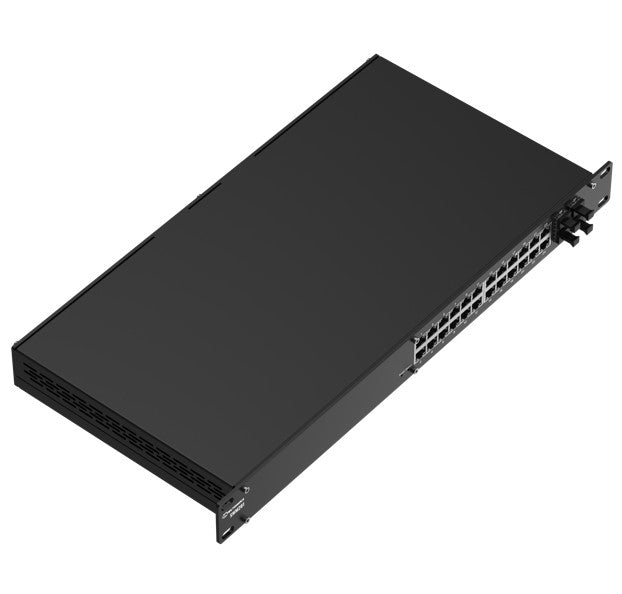 Teltonika SWM281 Gigabit Ethernet managed switch, 24 Gigabit Ethernet with 4 SFP ports, VLAN segmentation, 2-year free RMS, PSU excluded - Image 2