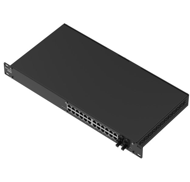 Teltonika SWM281 Gigabit Ethernet managed switch, 24 Gigabit Ethernet with 4 SFP ports, VLAN segmentation, 2-year free RMS, PSU excluded - Image 3