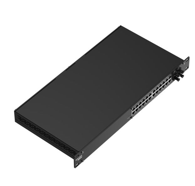 Teltonika SWM282 PoE+ managed switch, 24 PoE+ ports with up to 30W per port, 10/100/1000 Mbps, 4 SFP ports, 2 years of Free RMS Management - Image 2