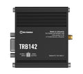 Teltonika TRB142 Industrial Rugged LTE RS232 Gateway, 4G/LTE (Cat 1), Equipped with RS232, Compatible with Industrial DNP3, PSU included - Image 1