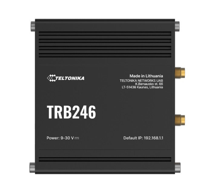 Teltonika TRB246 Industrial IoT Gateway, 4G/LTE(Cat 4), Dual SIM, Auto-Failover, Backup WAN, Supports DNP3, DLMS, Modbus, PSU excluded - Image 5