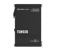 Teltonika TSW030 8-PORT ETHERNET SWITCH, 2-PIN Power Input, 10/100 Mbps, Integrated DIN Rail (Plug&Play Deployment), Supports auto MDI/MDIX crossover - Image 1