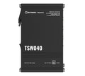 Teltonika TSW040 - 8-port PoE+ Switch (7-57 VDC, or 44-57 VDC for PoE-out) Integrated DIN Rail Bracket - 10/100 Mbps, supports auto MDI/MDIX crossover - Image 1