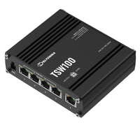 Teltonika TSW100 Industrial POE+ Ethernet Switch, 4 x PoE+ Ports, Power Up to 120W, 5 x Gigabit Ethernet with speeds up to 1000 Mbps, PSU included - Image 3