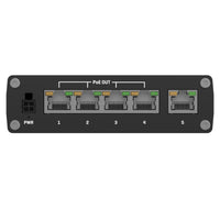 Teltonika TSW100 Industrial POE+ Ethernet Switch, 4 x PoE+ Ports, Power Up to 120W, 5 x Gigabit Ethernet with speeds up to 1000 Mbps, PSU included - Image 4
