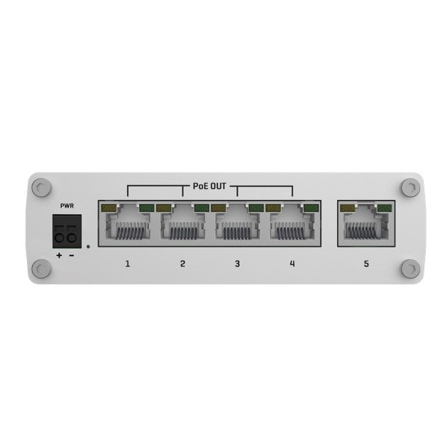 Teltonika TSW101 Automotive POE+ Switch, 4x PoE Ports, 5 x Gigabit Ethernet Ports with speeds of up to 1000 Mbps, PSU excluded - Image 3