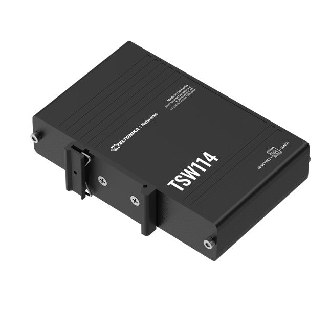 Teltonika TSW114 Gigabit DIN Rail Ethernet Switch,Easy Mounting, 5x Gigabit Ethernet Ports with speeds of up to 1000 Mbps, PSU excluded - Image 3