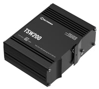 Teltonika TSW200 Industrial PoE+ Ethernet Switch, 2x SFP Ports, 8x PoE+ Ports with speeds up to 1000 Mbps, Power Up to 240 W, PSU excluded - Image 2
