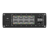 Teltonika TSW202 Managed PoE+ Ethernet Switch, Supports Profinet, 2 SFP Ports, 8 Gigabit Ethernet Ports Providing 30W of Power Each, PSU excluded - Image 4