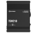 Teltonika TSW210 Industrial Ethernet Switch, 2x SFP Ports, 8x Gigabit Ethernet Ports with speeds of up to 1000 Mbps, DIN Rail, PSU excluded - Image 1