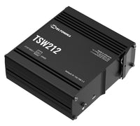 Teltonika TSW212 Managed Ethernet Switch, L2 with additional L3 Features, Supports Profinet, 8 x Gigabit Ethernet Ports, 2 x SFP Ports, PSU excluded - Image 2