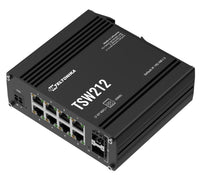 Teltonika TSW212 Managed Ethernet Switch, L2 with additional L3 Features, Supports Profinet, 8 x Gigabit Ethernet Ports, 2 x SFP Ports, PSU excluded - Image 3