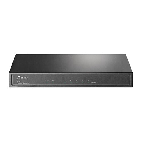 TP-Link AC50 Wireless Controller, 5* 10/100, Up To 50 APs, 16 SSIDs, Mac Authentication, Dual-Link Back Up (LS) - Image 1