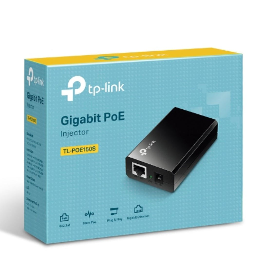 TP-Link POE150S Omada PoE Injector Adapter, IEEE 802.3af compliant, Data and power carried over the same cable up to 100 meters, plastic case, pocket - Image 5