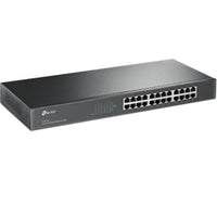 TP-Link TL-SF1024 24-Port 10/100Mbps Rackmount Unmanaged Switch energy-efficient Supports MAC 19-inch rack-mountable steel case 4.8 Gbps Switching Cap - Image 2