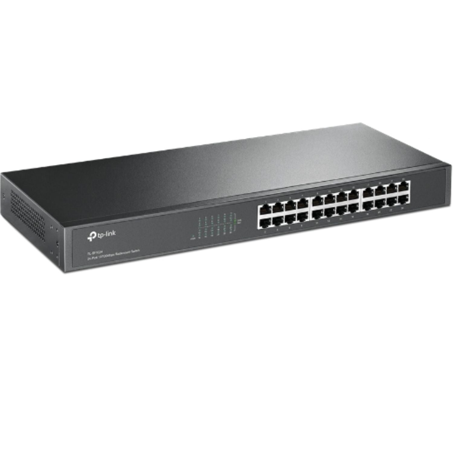 TP-Link TL-SF1024 24-Port 10/100Mbps Rackmount Unmanaged Switch energy-efficient Supports MAC 19-inch rack-mountable steel case 4.8 Gbps Switching Cap - Image 2