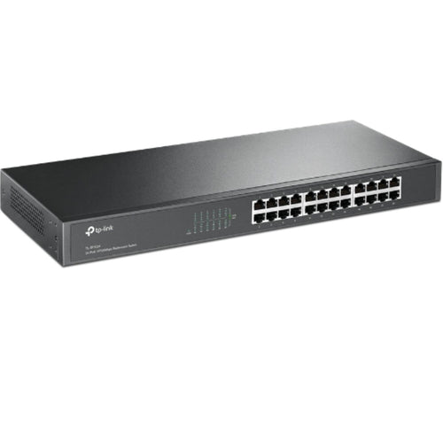 (E)(CH)TP-Link TL-SF1024 24-Port 10/100Mbps Rackmount Unmanaged Switch energy-efficient Supports MAC 19-inch rack-mountable steel case 4.8 Gbps Switch - Image 2
